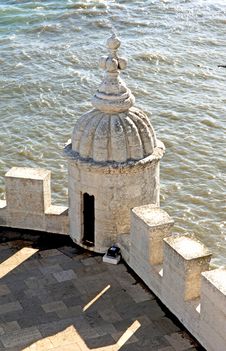 Portugal, Lisbon:  Tower Of Belem Royalty Free Stock Photo