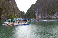 Floating Village Stock Image Floating Village Stock Image