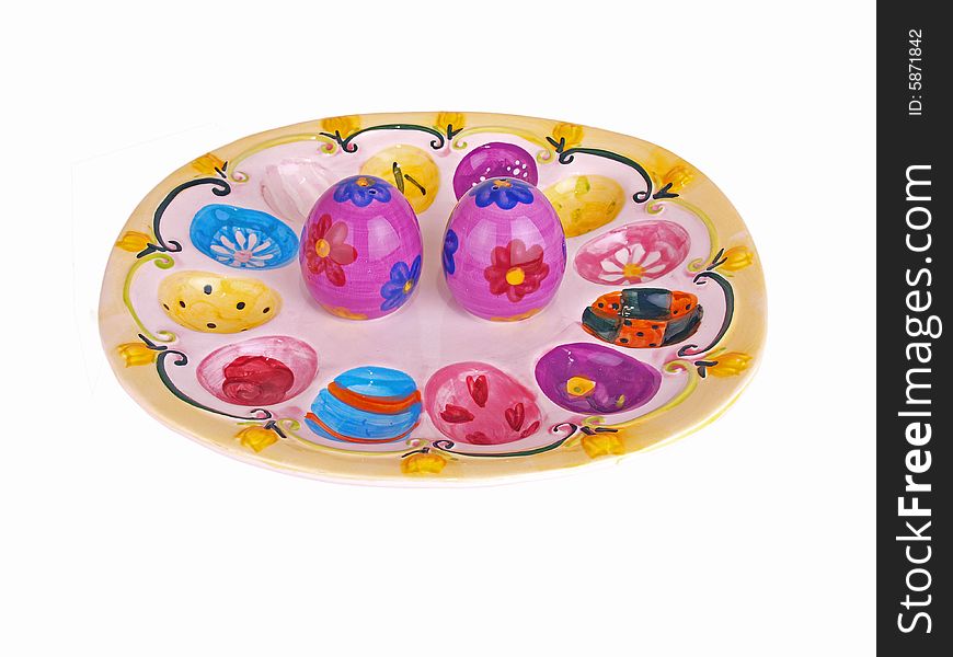 Decorative Egg Plate