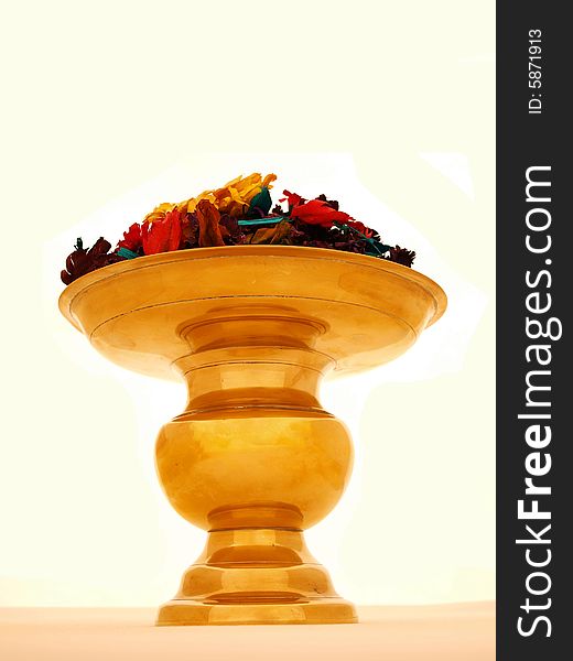 Potpourri Bronze Tray Front