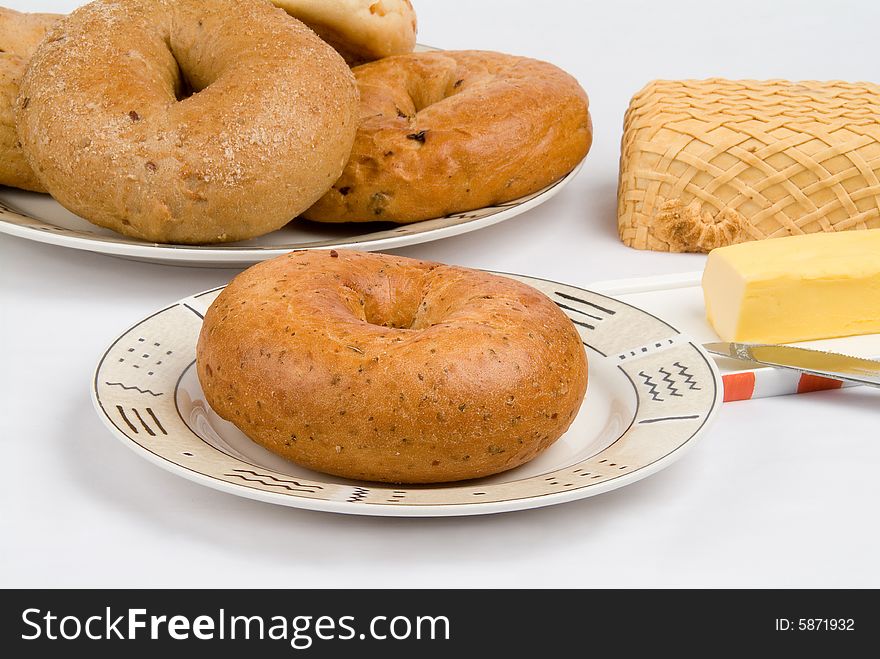 Some fresh Bagels for Breakfast