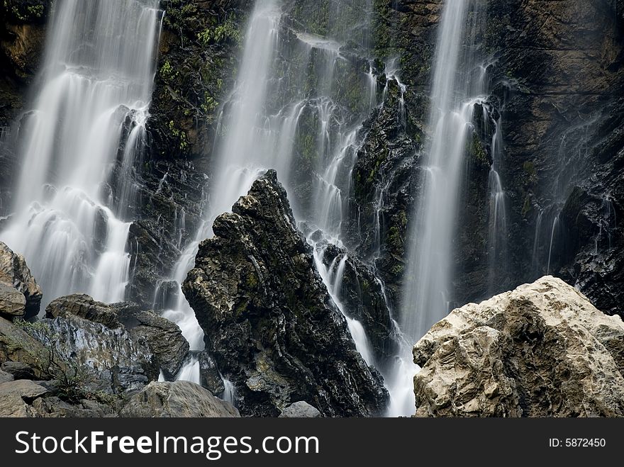 Beautiful Water fall,located in Karnataka,India