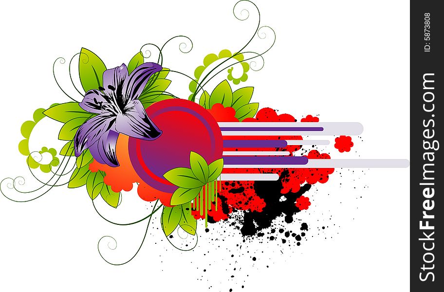 Floral cloud for your business promotion. Floral cloud for your business promotion.