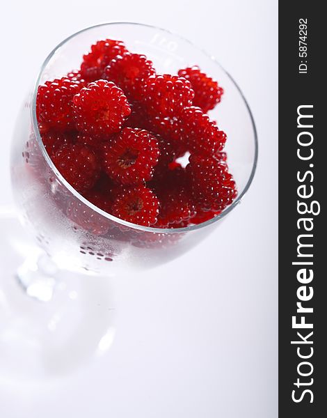 Highend shot of fresh raspberries. Highend shot of fresh raspberries