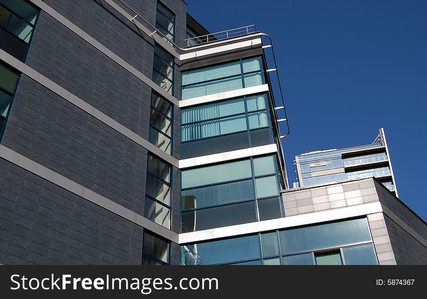 Modern high buildings in Vilnius center , Lithuania. Modern high buildings in Vilnius center , Lithuania