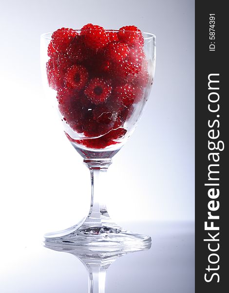 Highend shot of fresh raspberries. Highend shot of fresh raspberries