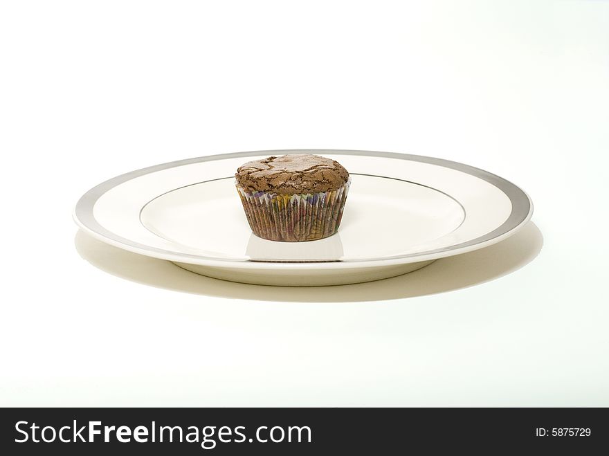 A Brownie Cupcake