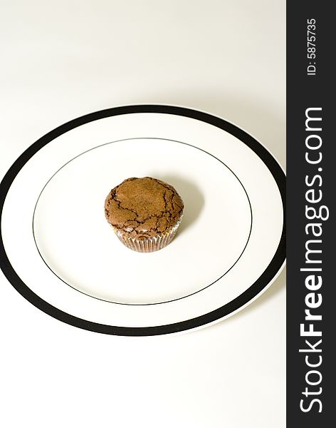 Freshly baked morsel isolated on a white tabletop. Freshly baked morsel isolated on a white tabletop