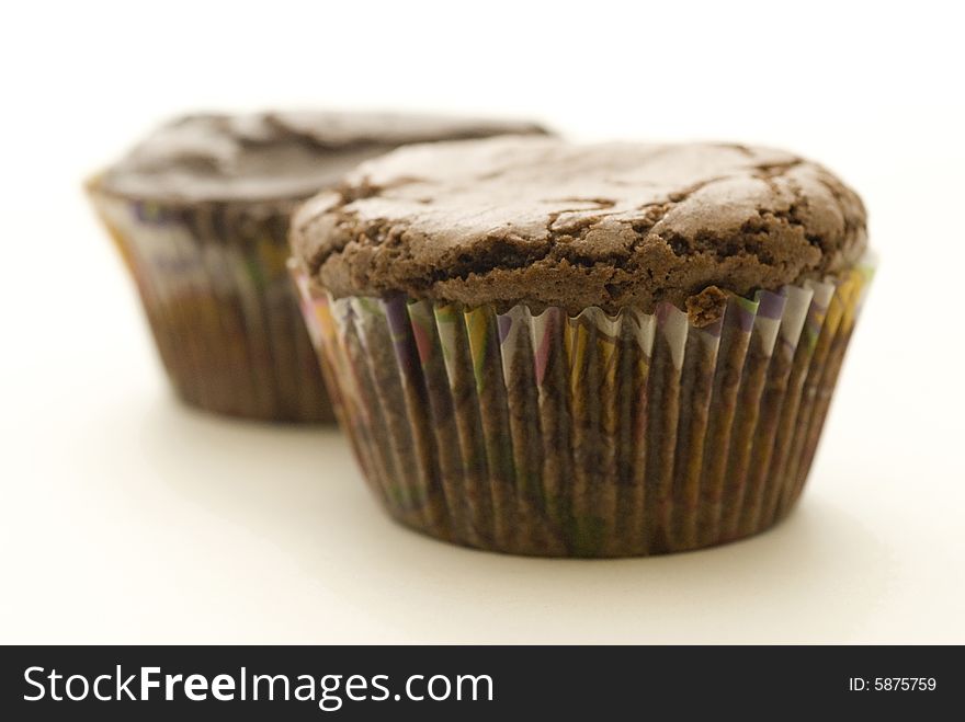 Two Brownie Cupcakes