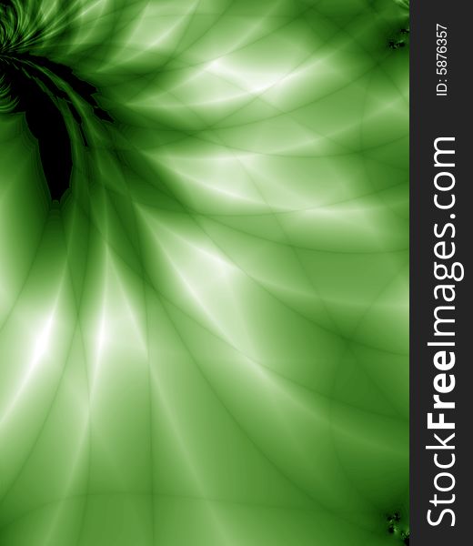 Abstract green background. Fractal illustration. Abstract green background. Fractal illustration