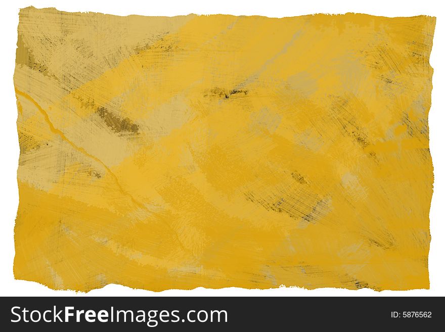 Yellow old paper on a background