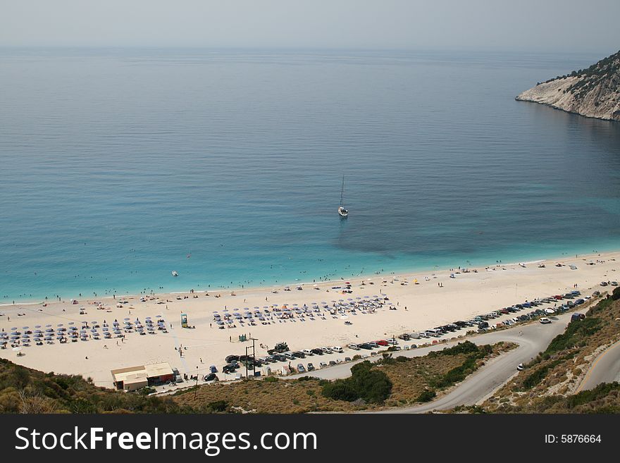 This is the Mirtos beach in the island of Kefalonia,where the movie Captain Corelli's mandolin was shot. This is the Mirtos beach in the island of Kefalonia,where the movie Captain Corelli's mandolin was shot.