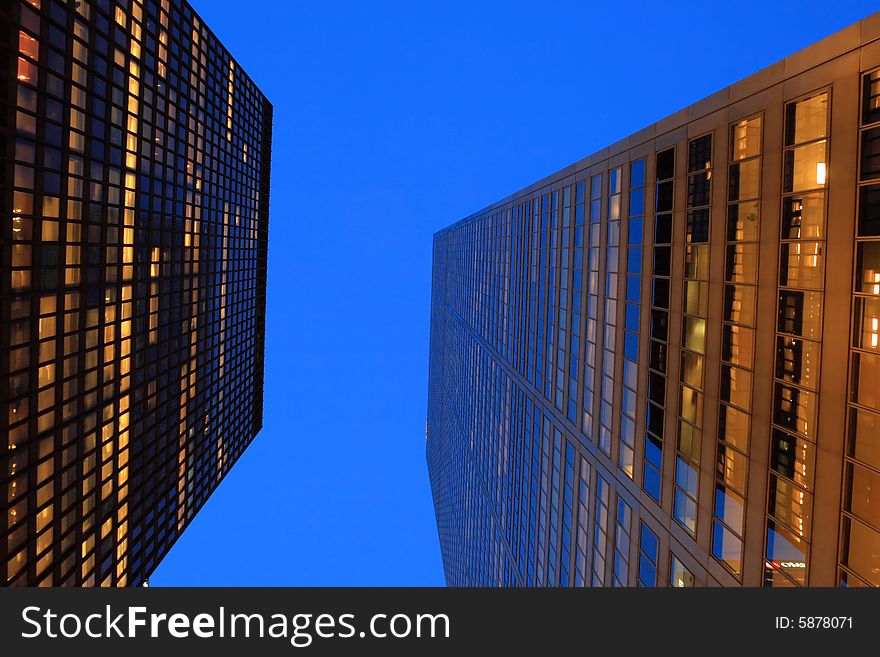 Skyscrapers of downtown.Toronto.Canada.