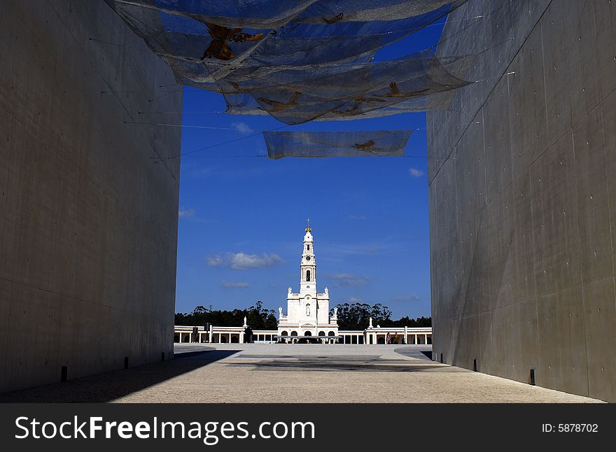 Beautiful sanctuary the europe - FÃ¡tima in Portugal. Beautiful sanctuary the europe - FÃ¡tima in Portugal