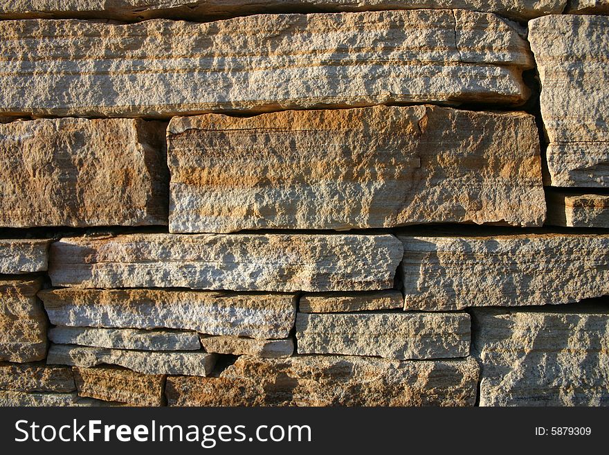 An image of a section of a stone wall