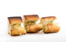 Toasted Baguette Royalty Free Stock Photography Toasted Baguette Royalty Free Stock Photography