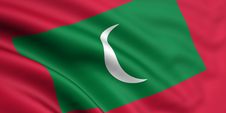 Flag Of Maldives Royalty Free Stock Photography