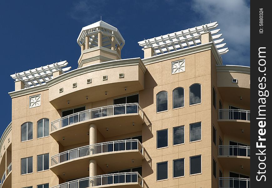 Luxury Hotel with Cupola and Trellise