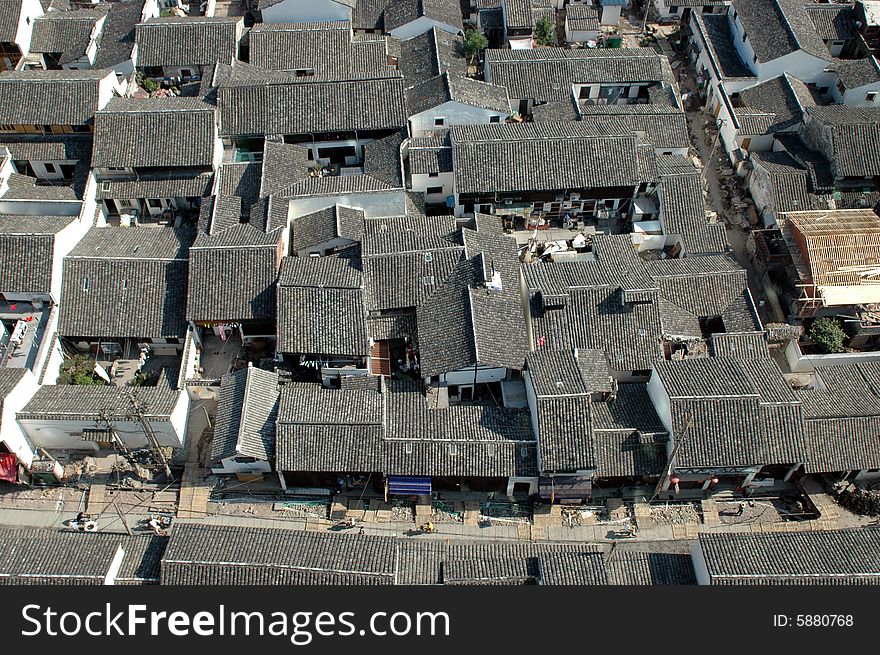 Shaoxing - Watertown View From Up