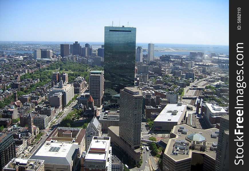 View of Boston, United States. View of Boston, United States
