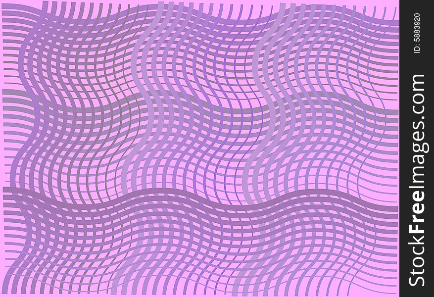 Abstract pink netting waves background. Abstract pink netting waves background