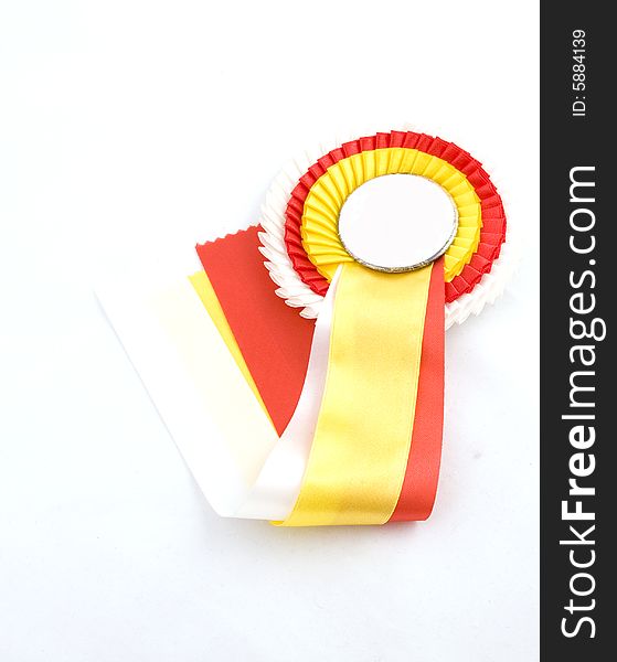 Equestrian sport winnner badge detail