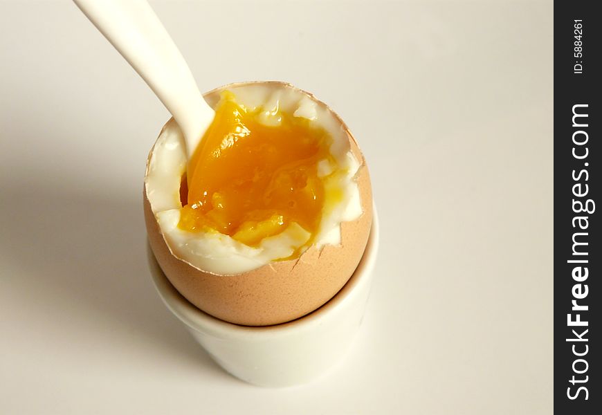 A close up view of a Breakfast-egg