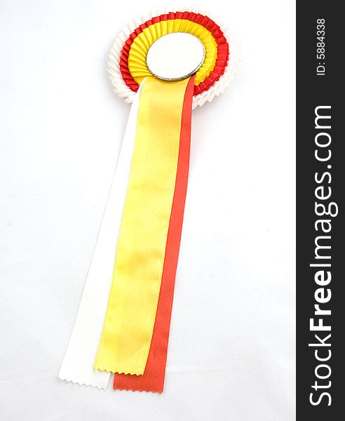 Equestrian sport winnner's blank  badge. Equestrian sport winnner's blank  badge