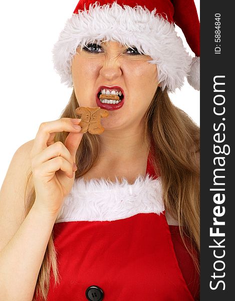 Mrs Santa Angry At Gingerbread