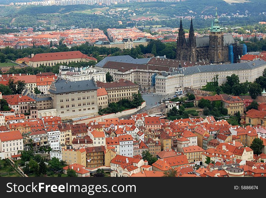 View of Prague in Czech Republic