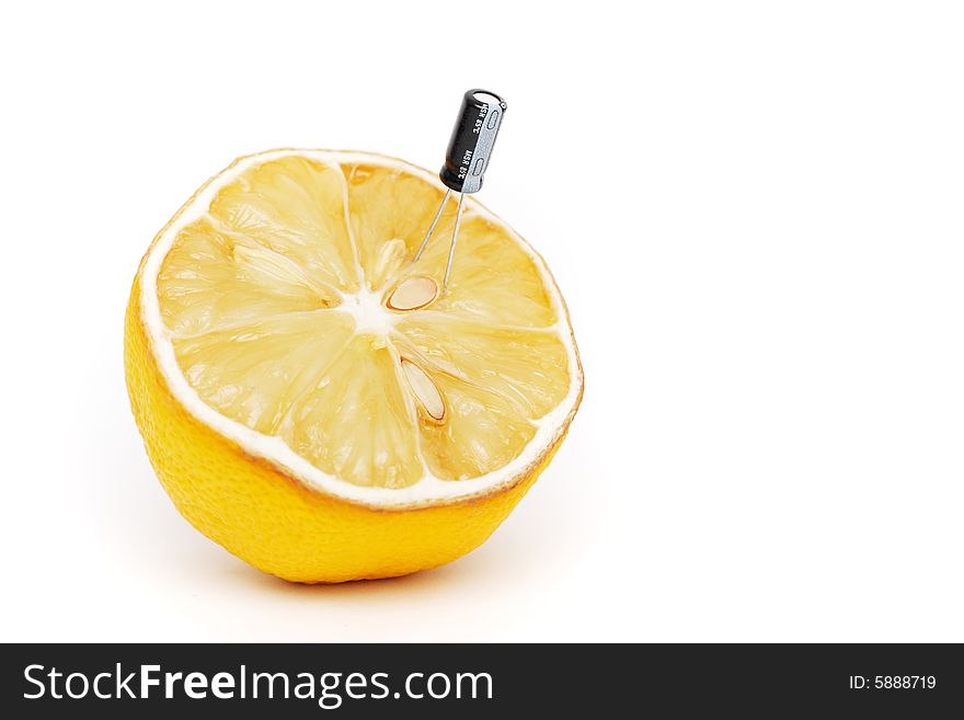 Lemon With Capacitor