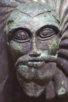 Bronze Face Royalty Free Stock Image Bronze Face Royalty Free Stock Image