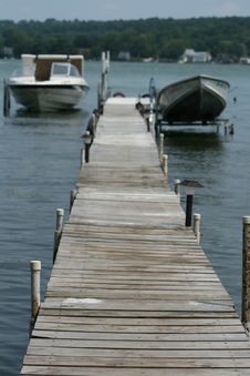 Boats In Dock Stock Image