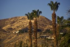 Houses On Hills-Palm Springs Stock Photos Houses On Hills-Palm Springs Stock Photos