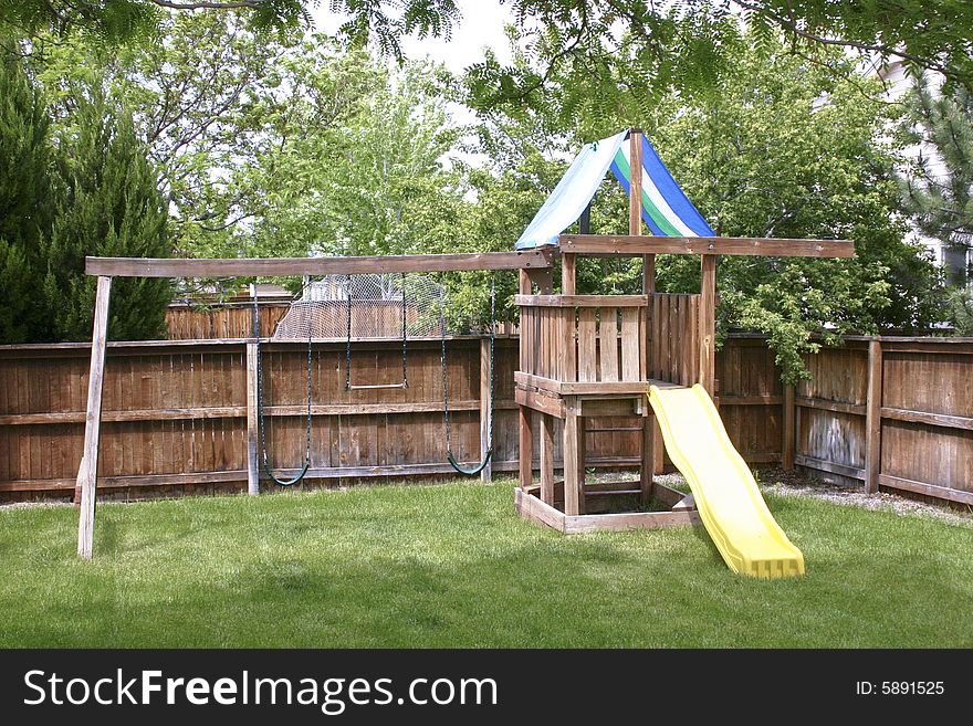 Child playground, Denver, Colorado, USA