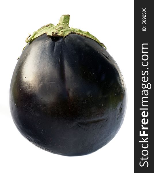 Eggplant Isolated On White