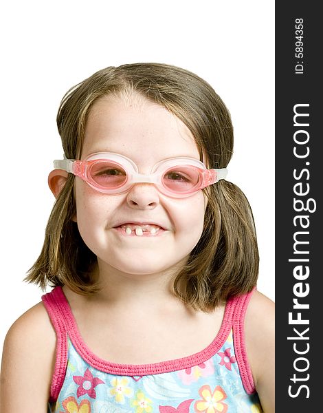 Little Girl With Goggles