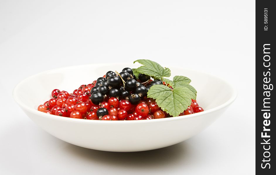 Close shot of berries in a bowl