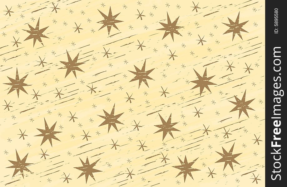 Illustrated christmas background with stars. Illustrated christmas background with stars