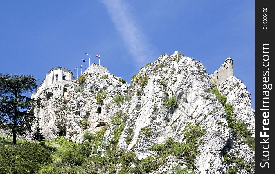 Citadelle of Sisteron in France