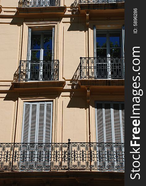 Historical building in the city Aix en provence in the south of France. Historical building in the city Aix en provence in the south of France