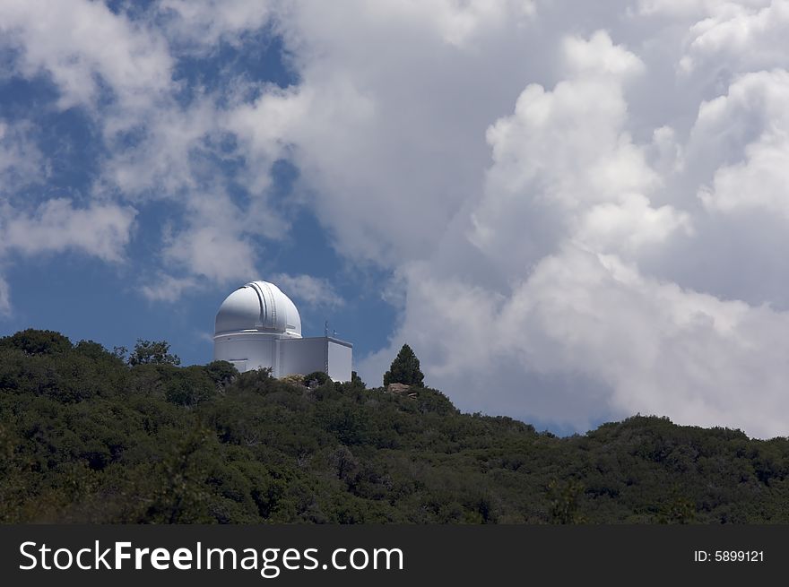 Mt. Palomar Observatory in Southern California