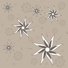 Retro Flowers Royalty Free Stock Photos Retro Flowers Royalty Free Stock Photos