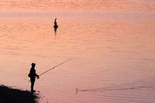 Empty Fisherman Cast Stock Photography Empty Fisherman Cast Stock Photography