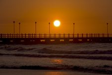 Sunset Pier Stock Images Sunset Pier Stock Images