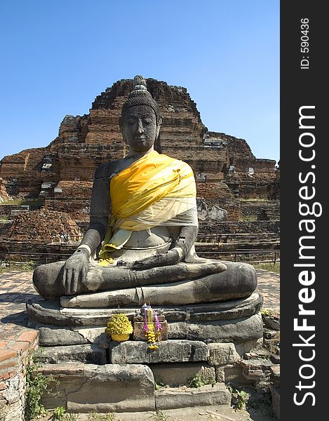 Wat Maha That, Ayutthaya (Thailand). Wat Maha That, Ayutthaya (Thailand)