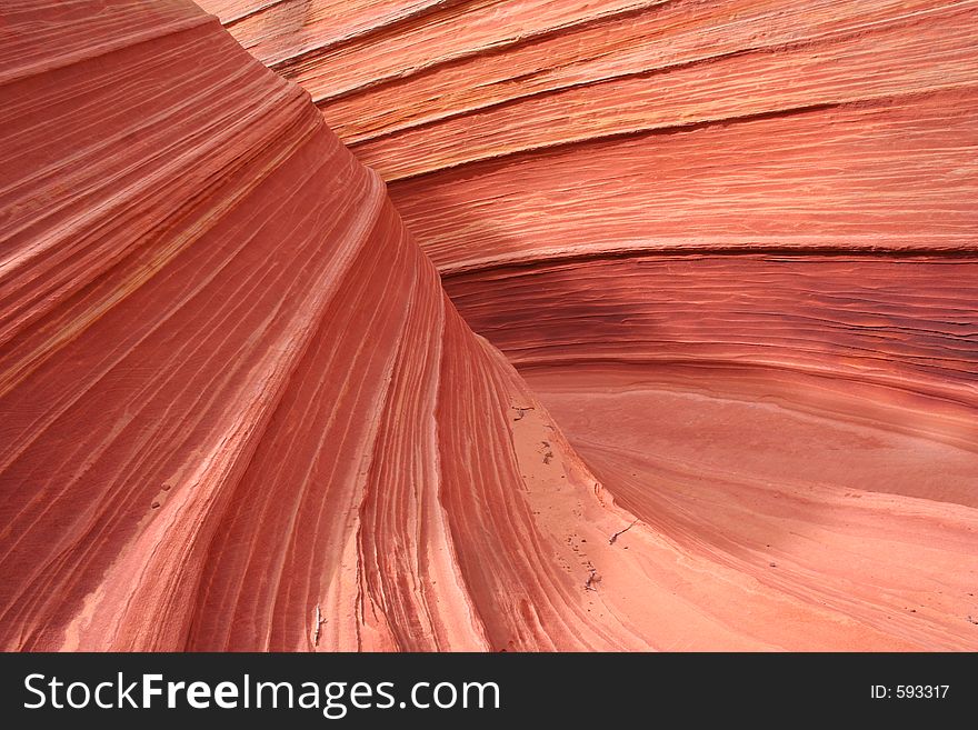 The Wave at Coyote Buttes. The Wave at Coyote Buttes