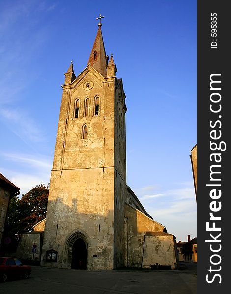 Church in cesis, latvia