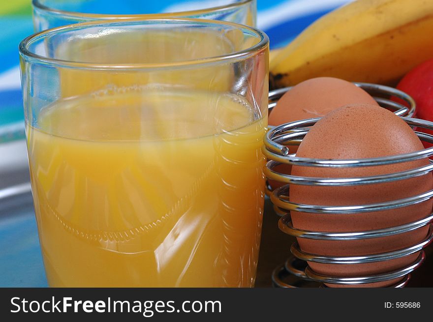 Breakfast spring table