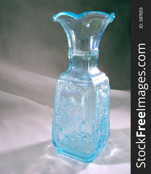 Exotic Vintage Blue Vase